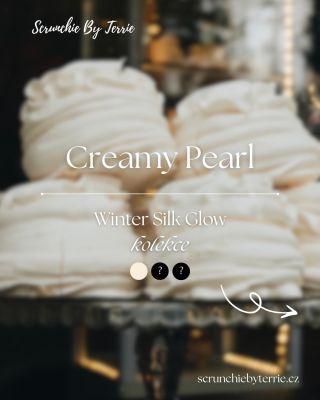 …první den odhalení 🤫 🍦Creamy Pearl🍦 …v tónech čistoty, elegance a jemnosti …ze 100% hedvábného saténu o gramáži 19 momme...